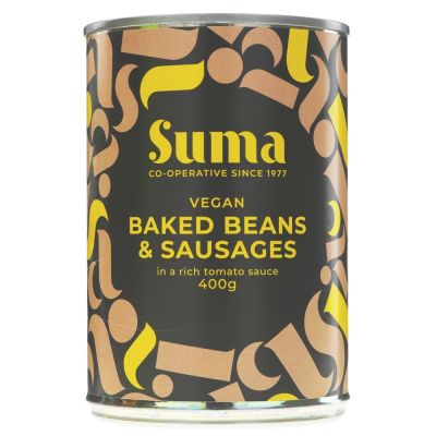 Suma Baked Bean & Vegan Sausage 400g