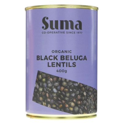 Suma Organic Black Beluga Lentils 400g