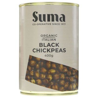 Suma Organic Black Chickpeas 400g
