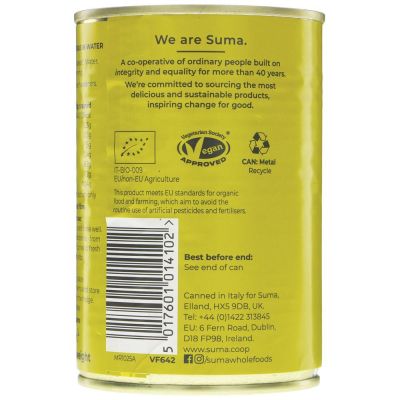 Suma Organic Chickpeas 400g