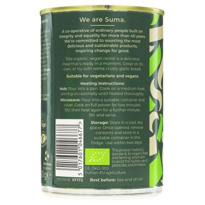 Suma Organic Vegan Ravioli 400g