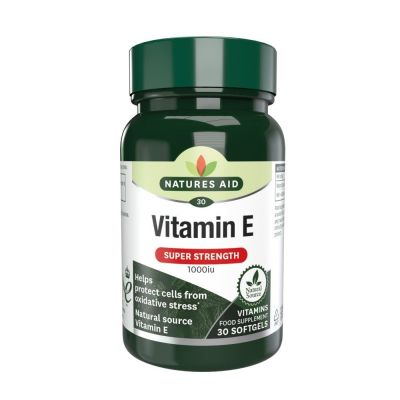 Natures Aid Vitamin E 1000iu Natural Form 30 Softgels