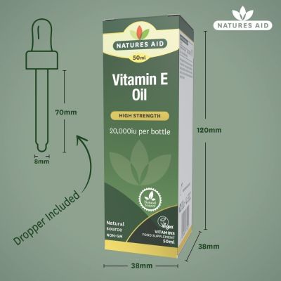 Natures Aid Vitamin E Oil 20000iu 50ml