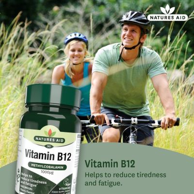 Natures Aid Vitamin B12 1000ug (Sublingual) 90 Tablets