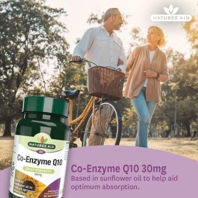 Natures Aid Co-Q-10 100mg (Co Enzyme Q10) 90 Softgels