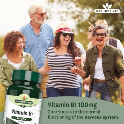 Natures Aid Vitamin B1 100mg 90 Tablets