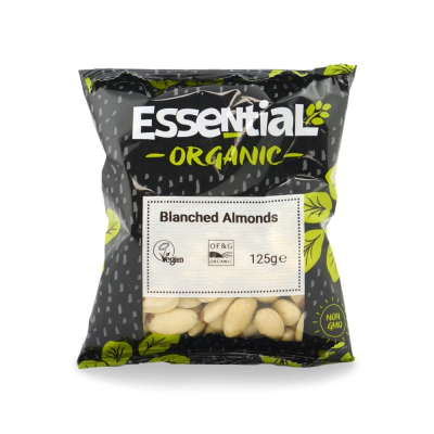 Essential Organic Blanched Almonds 125g