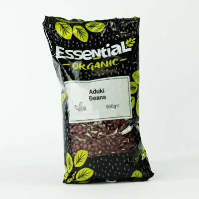Buy Essential Trading Organic Aduki Beans 500g Beans & Pulses - Dried Online − UK Supplier