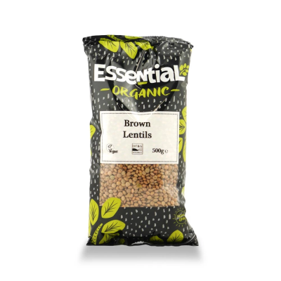 Buy Essential Trading Organic Brown Lentils 500g Beans & Pulses - Dried Online − UK Supplier