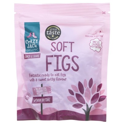 Buy Crazy Jack Organic Figs 250g Fruit - Dried Online − UK Supplier