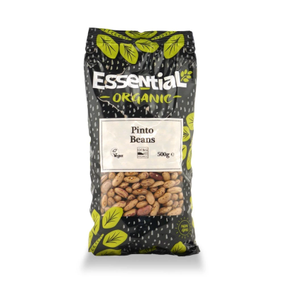 Buy Essential Trading Organic Pinto Beans 500g Beans & Pulses - Dried Online − UK Supplier