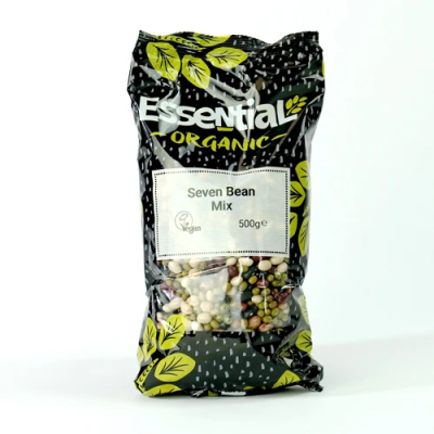 Buy Essential Trading Organic Seven Bean Mix 500g Beans & Pulses - Dried Online − UK Supplier