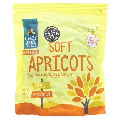 Buy Crazy Jack Organic Apricots 250g Fruit - Dried Online − UK Supplier