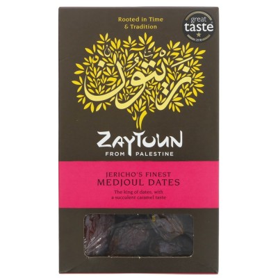 Buy Zaytoun Organic Medjoul Dates - Palestinian 500g Online − UK Supplier