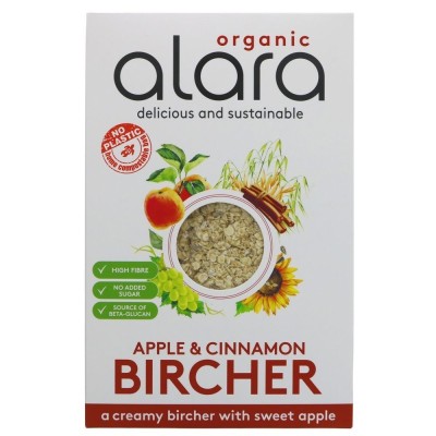 Buy Alara Apple & Cinnamon Bircher Muesli 650g Online − UK Supplier