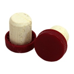 Youngs Flanged Corks Red 30s