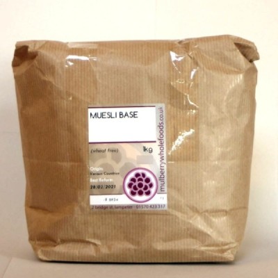 Buy Mulberry Bush Wholefoods Muesli Base 1kg Dried Muesli Online − UK Supplier