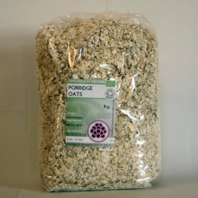 Buy Mulberry Bush Wholefoods Organic Porridge Oats 1kg Dried Cereals Online − UK Supplier
