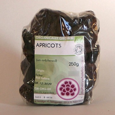 Buy Mulberry Bush Wholefoods Organic Apricots 250g Dried Fruit Online − UK Supplier