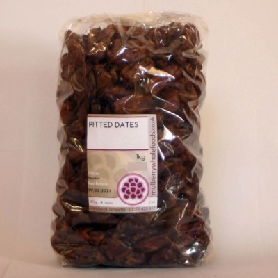 Buy Mulberry Bush Wholefoods Pitted Dates 1kg Dried Fruit Online − UK Supplier