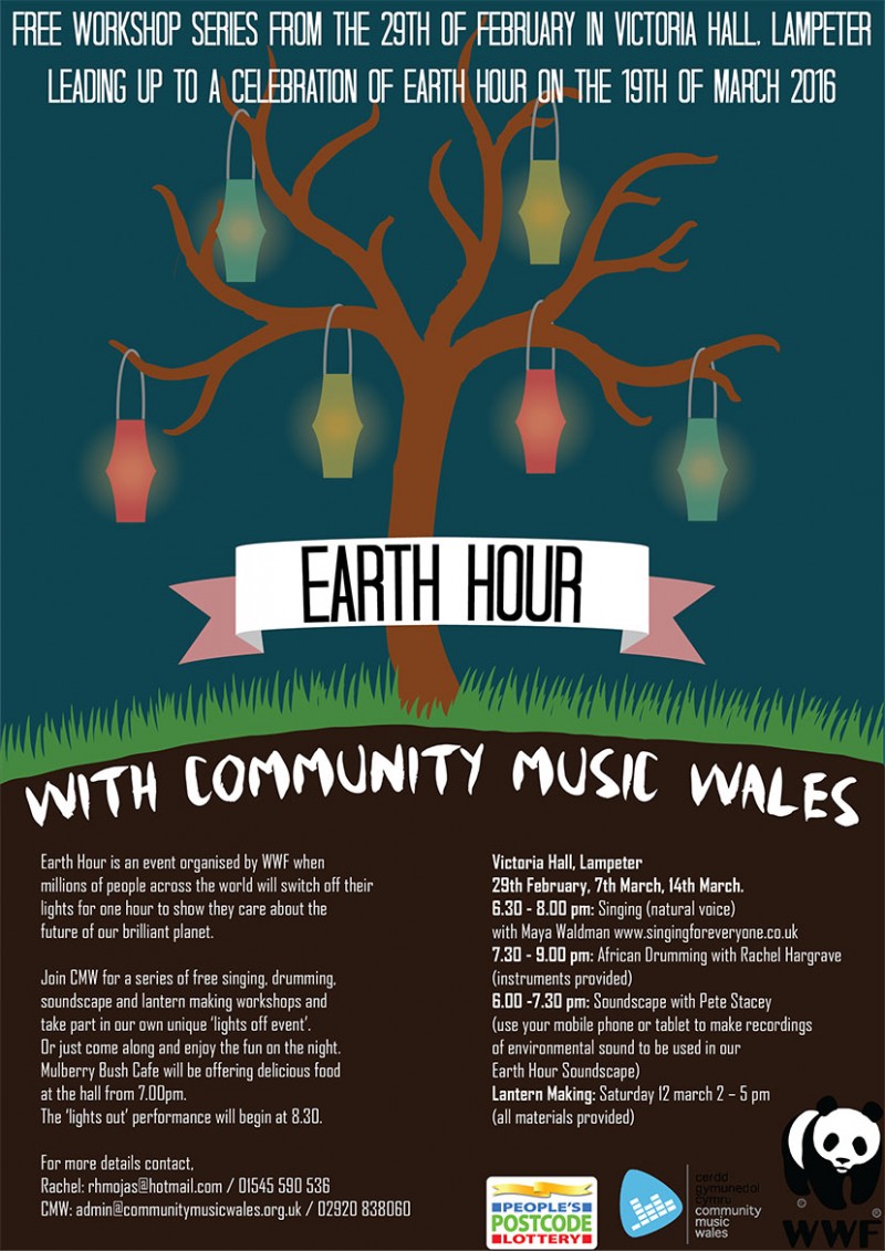 Earth Hour Event @ Victoria Hall 19/3/16 | Mulberry Bush Wholefoods